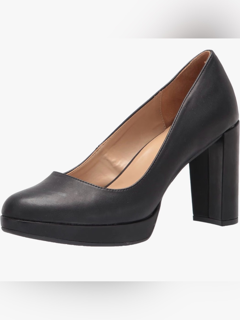 Naturalizer Black Pumps Heels 8 Berlin Platform Chunky Heel Pumps New without ta